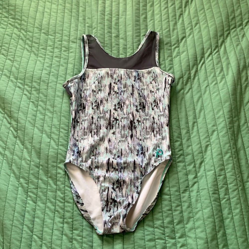 Girls Plum gymnastics leotard. Adult xs
